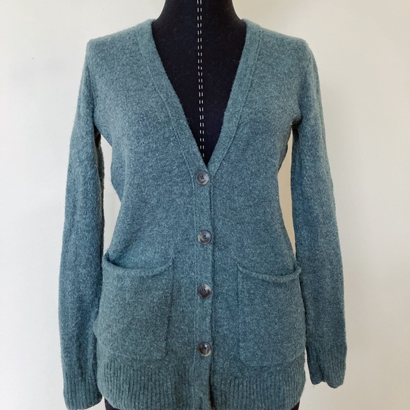 Madewell Wool Blend Button Down Cardigan - Picture 1 of 3
